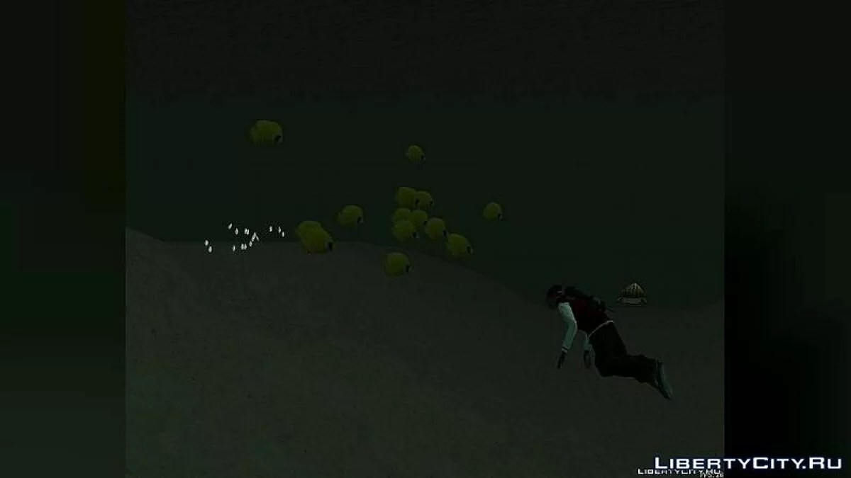 The Diving(Можливість займатися дайвінгом) v2 RUS NIKDISSV / GTA San Andreas