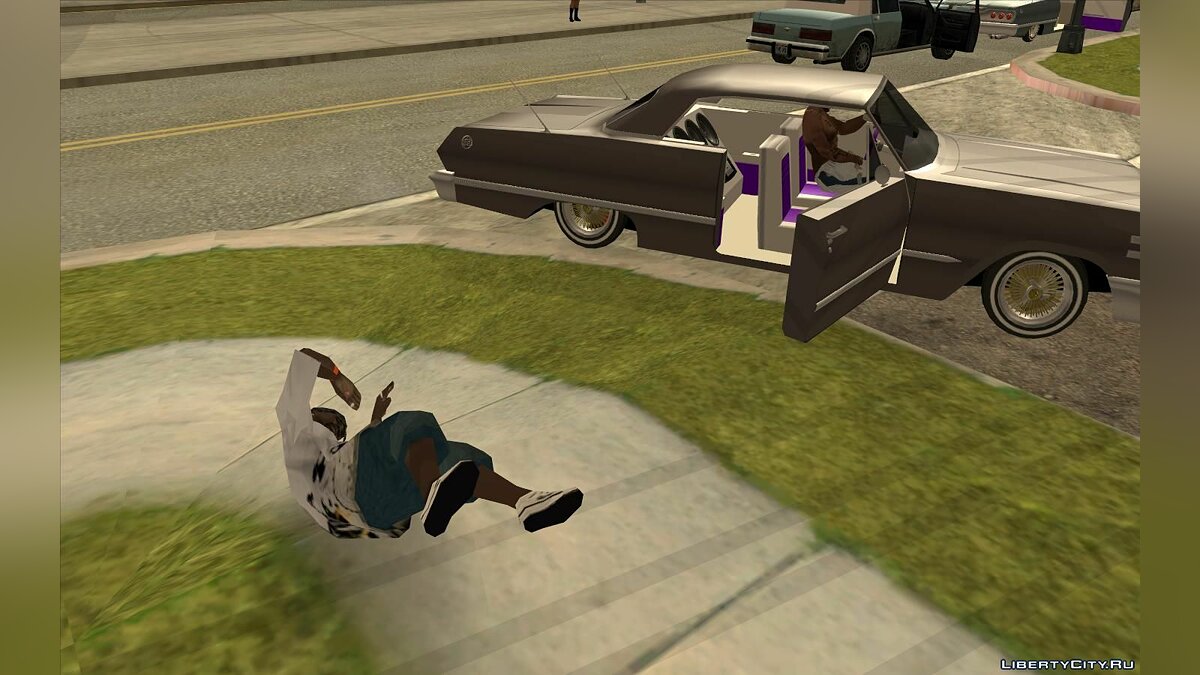 GTA San andreas dançando com o carro 