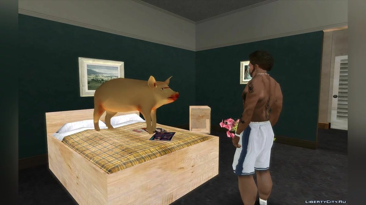 Pig in CJ's House (Remake) / GTA San Andreas