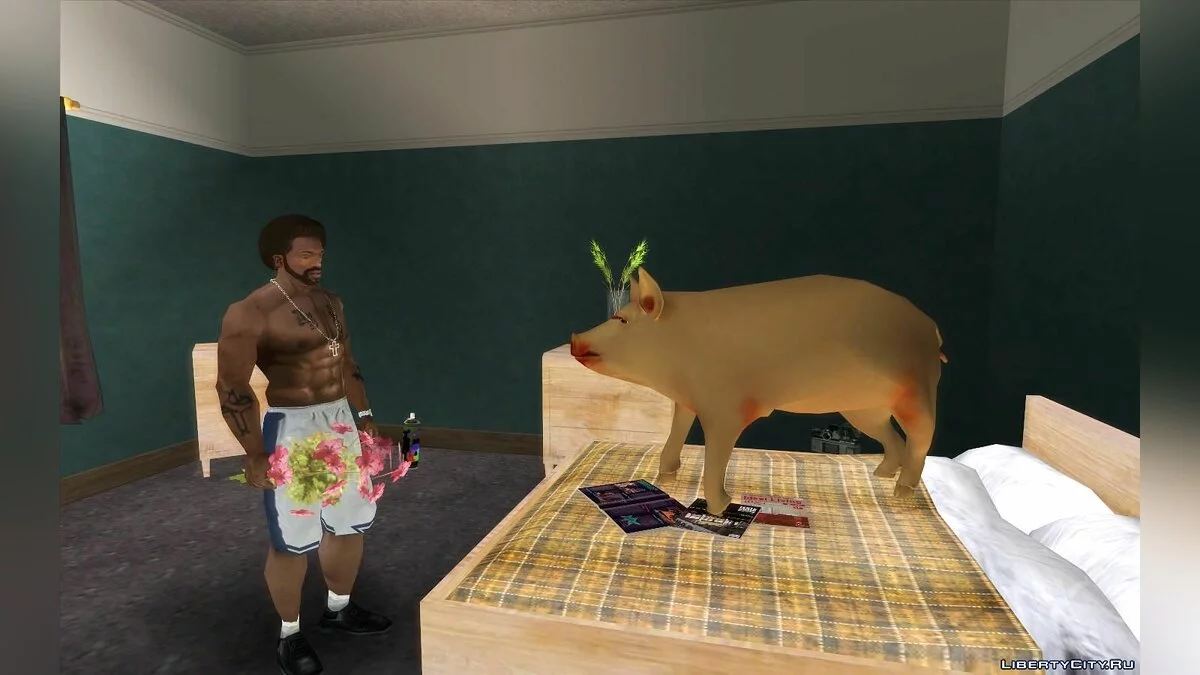 Pig in CJ's House (Remake) / GTA San Andreas