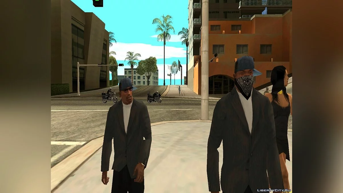 Можливість надіти маску / GTA San Andreas