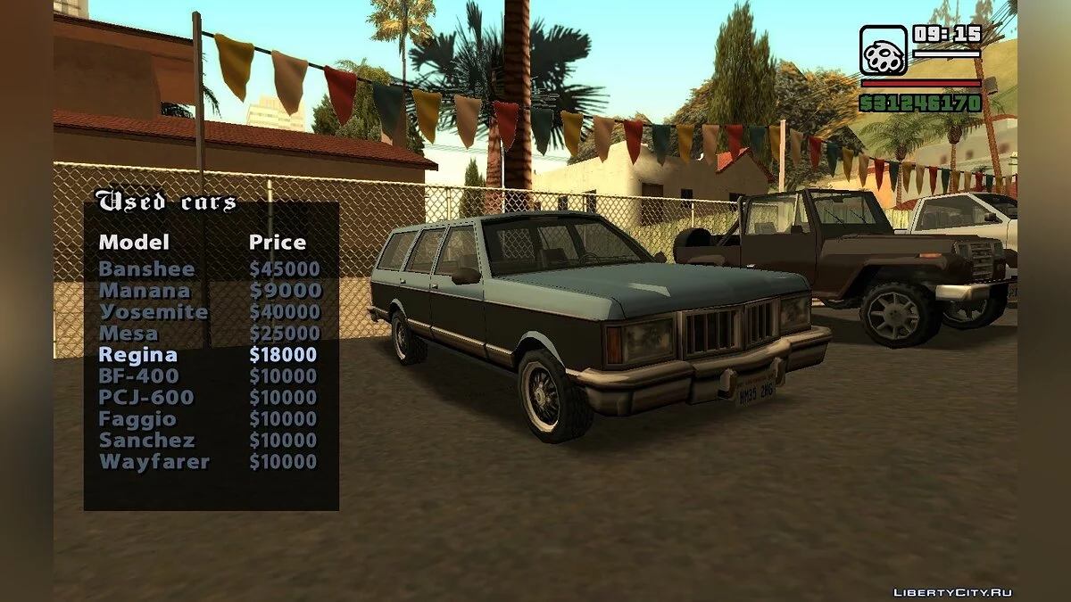 Автосалон вживаних автомобілів (Оновлення від 03.06.2020) / GTA San Andreas