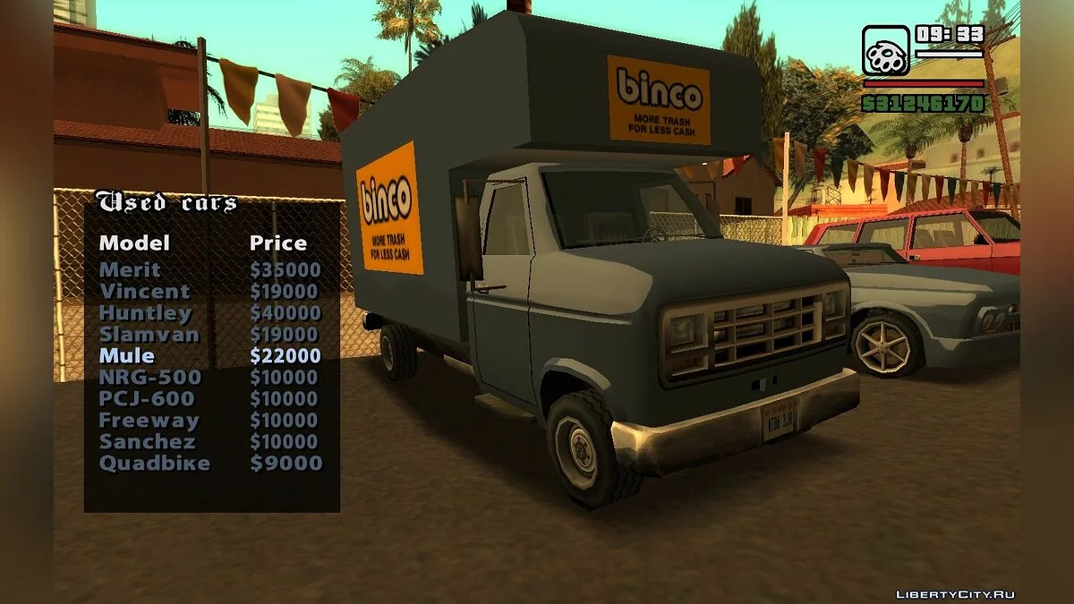 Автосалон вживаних автомобілів (Оновлення від 03.06.2020) / GTA San Andreas