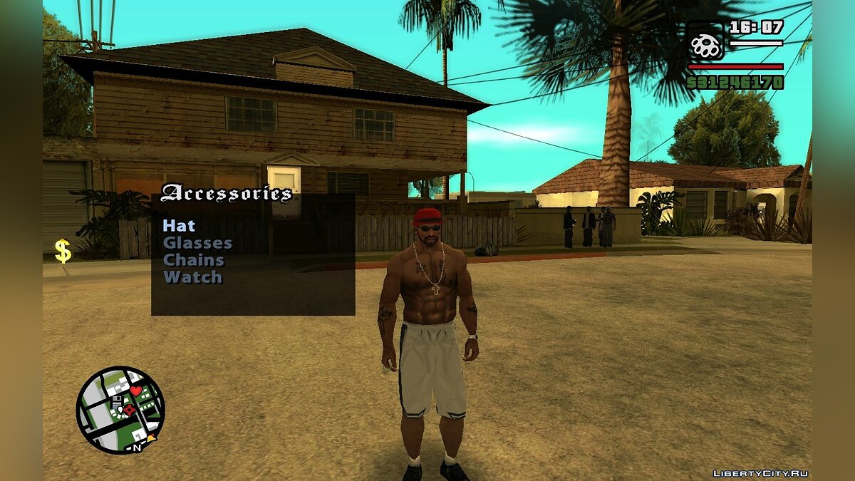 GTA San Andreas Stories: concept gameplay and menu screenshots