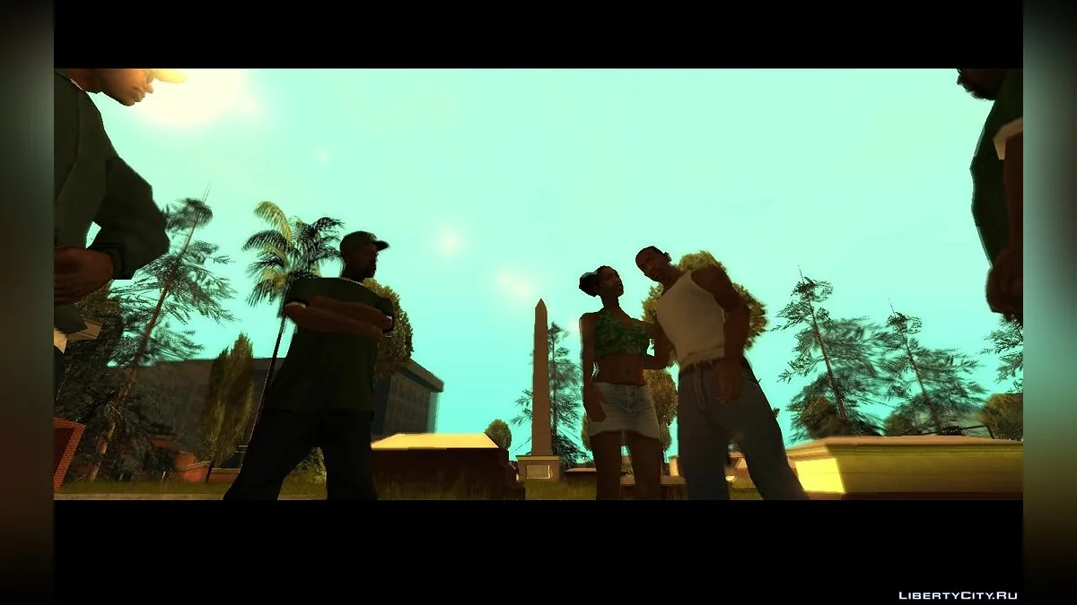Збільшення огляду в кат-сценах / GTA San Andreas