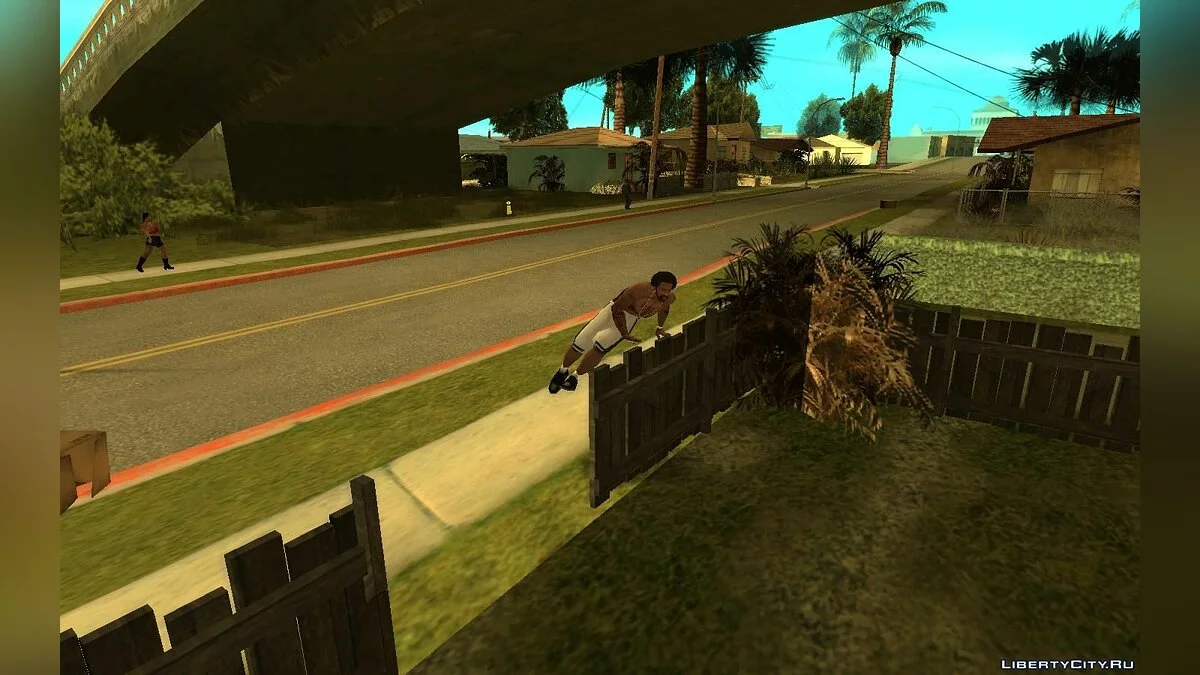 Camera for jumping over barriers, in GTA 4 style / GTA San Andreas