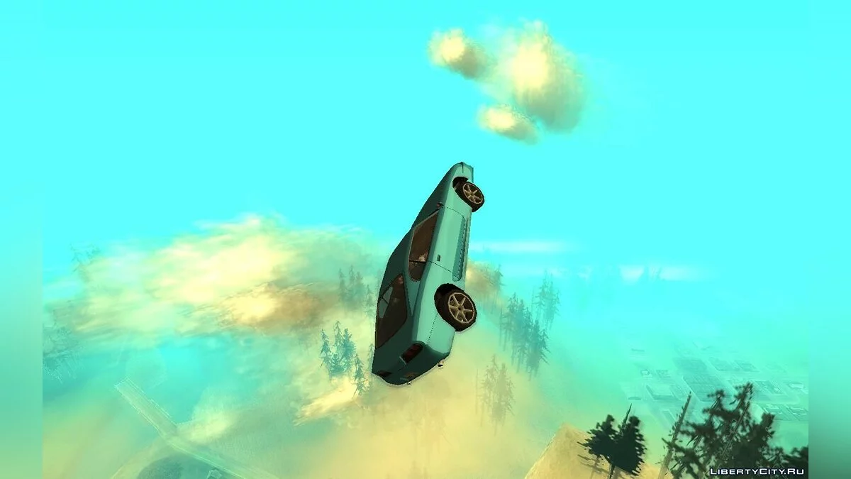 Car Explodes on Impact / GTA San Andreas