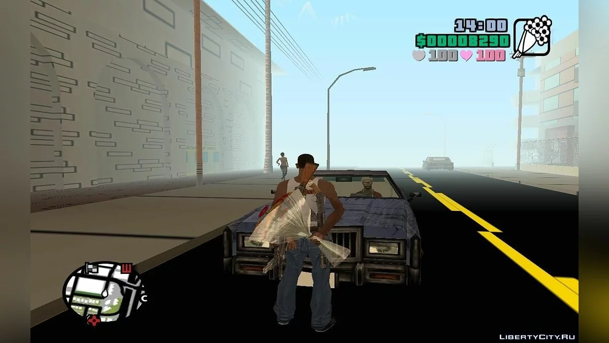 赠送花朵以保存游戏 (L+O) v1.0 / GTA San Andreas