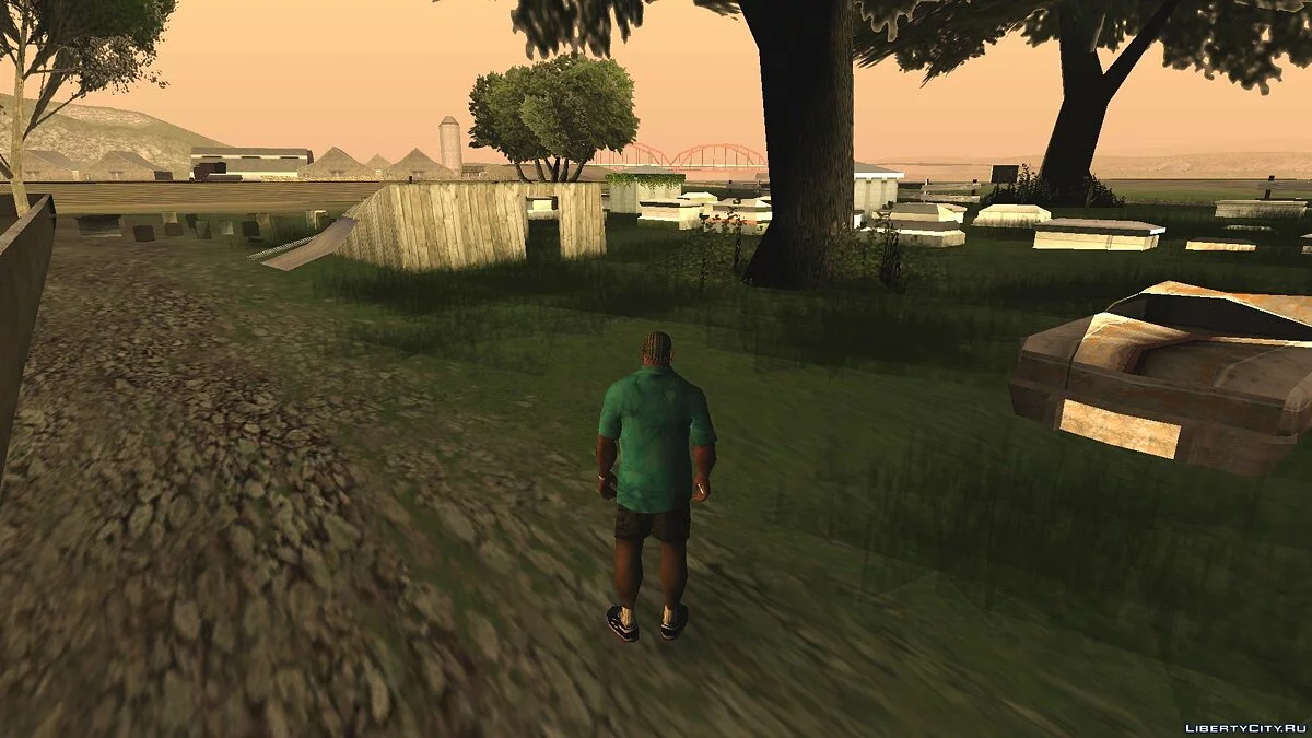 Nuevo cementerio. Blueberry / GTA San Andreas