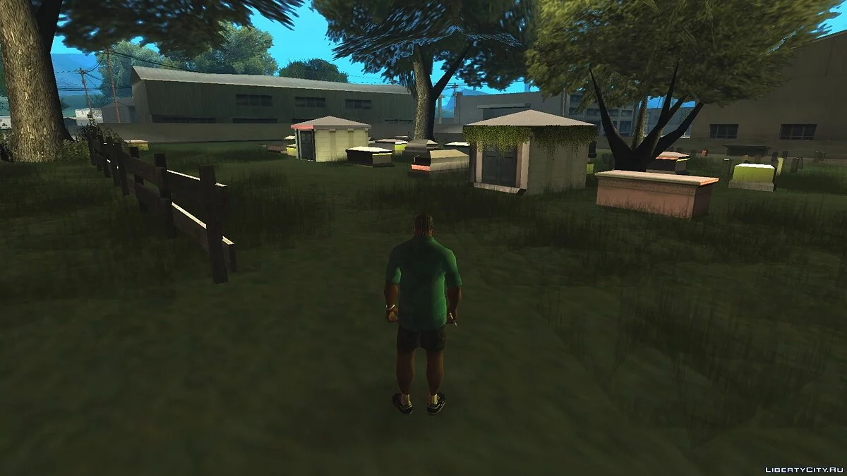 Nuevo cementerio. Blueberry / GTA San Andreas