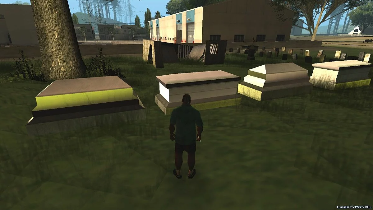Nuevo cementerio. Blueberry / GTA San Andreas