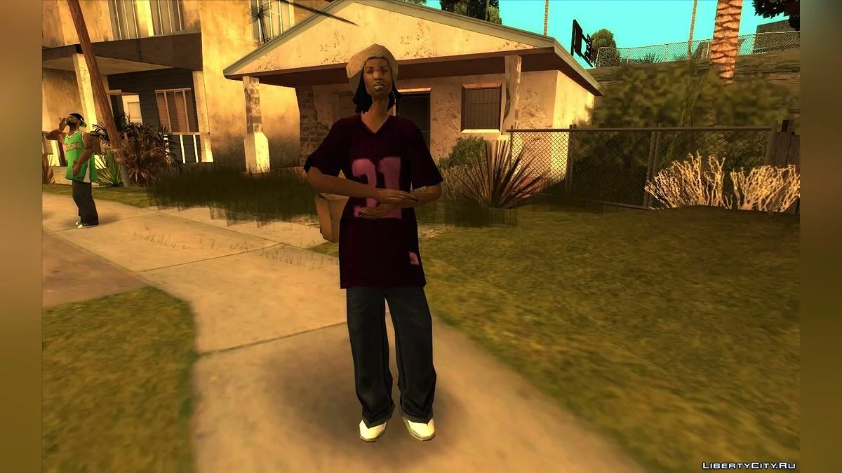 Fußgänger reagieren auf Sturz vom Motorrad / GTA San Andreas