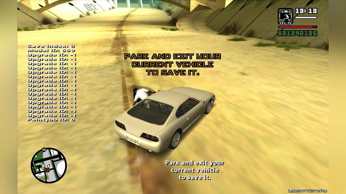 Save 256 Cars / GTA San Andreas