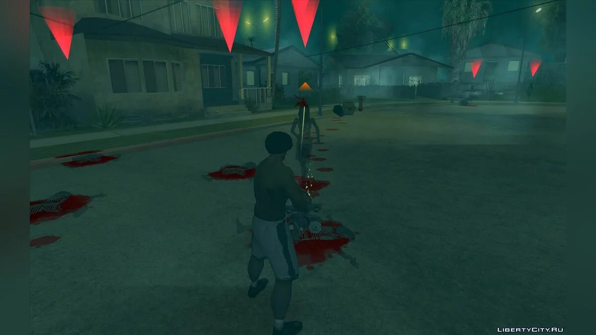 Attaque des fantômes sur Grove Street v1 (mission CLEO) / GTA San Andreas