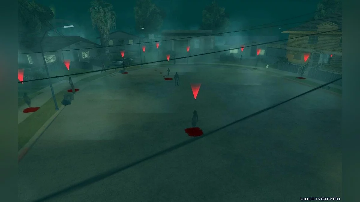 Attaque des fantômes sur Grove Street v1 (mission CLEO) / GTA San Andreas