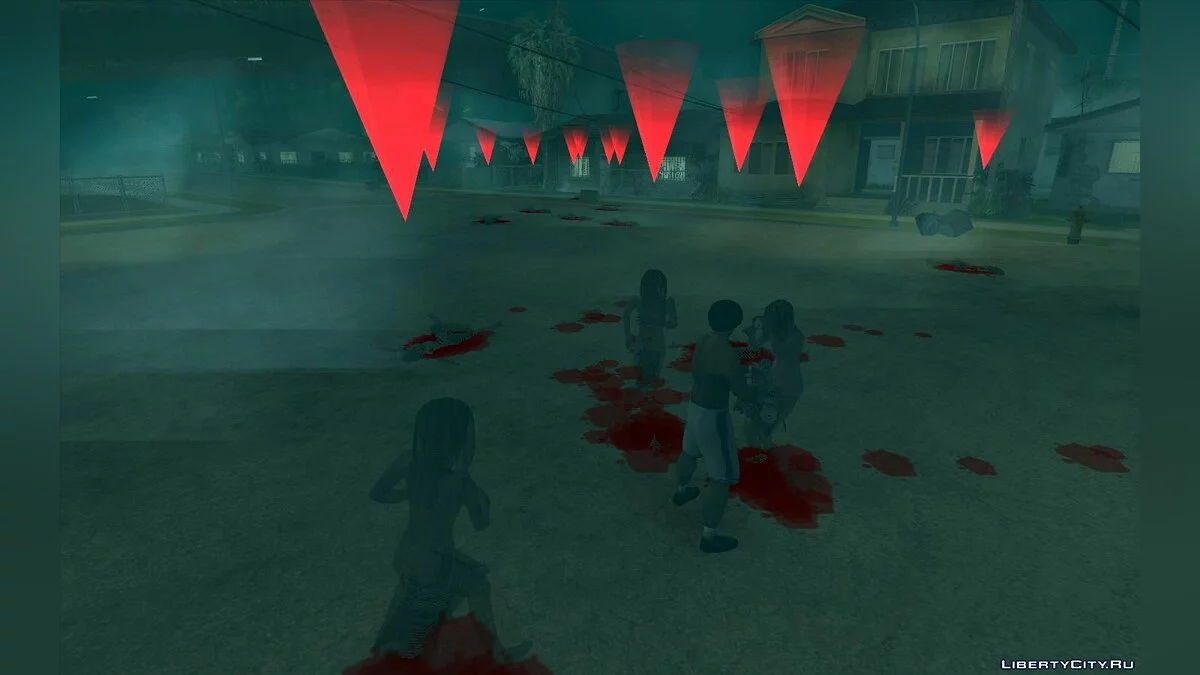 Attaque des fantômes sur Grove Street v1 (mission CLEO) / GTA San Andreas