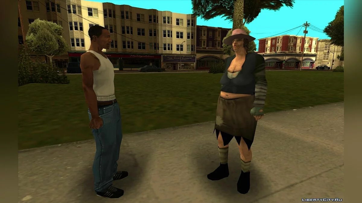 Дати трохи грошей безхатьку / GTA San Andreas