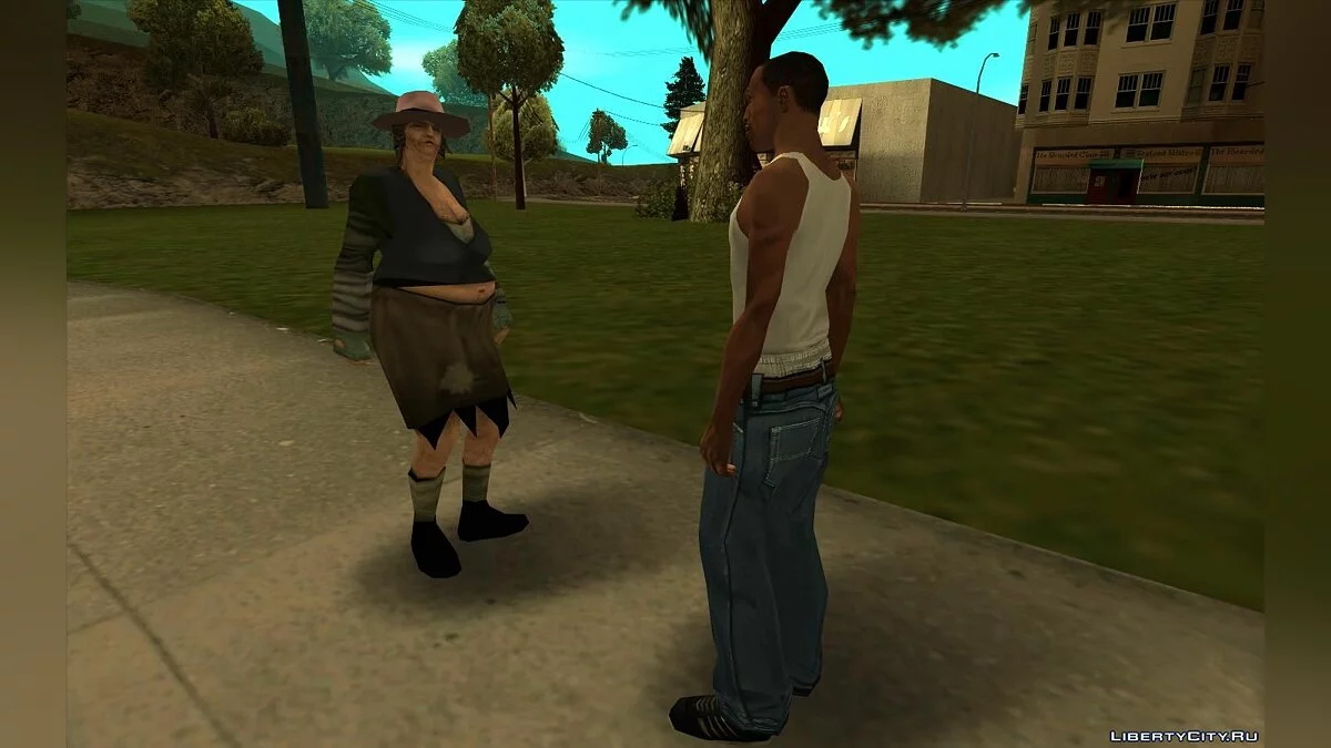 Дати трохи грошей безхатьку / GTA San Andreas