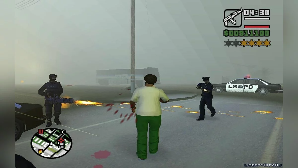 Random Weapons, Health, and Accuracy for All Law Enforcement (SA) 1.4 / GTA San Andreas