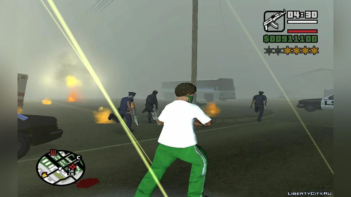 Random Weapons, Health, and Accuracy for All Law Enforcement (SA) 1.4 / GTA San Andreas