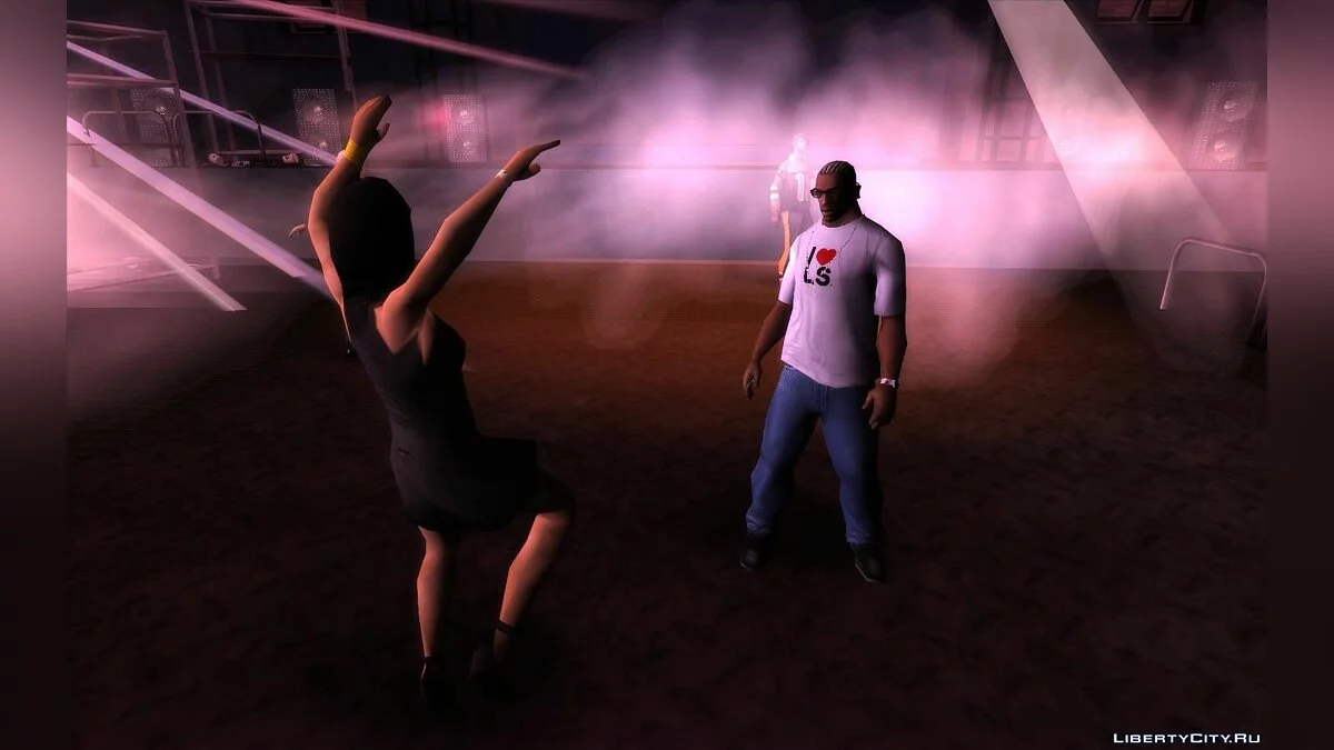 夜总会附近的低音音乐 / GTA San Andreas