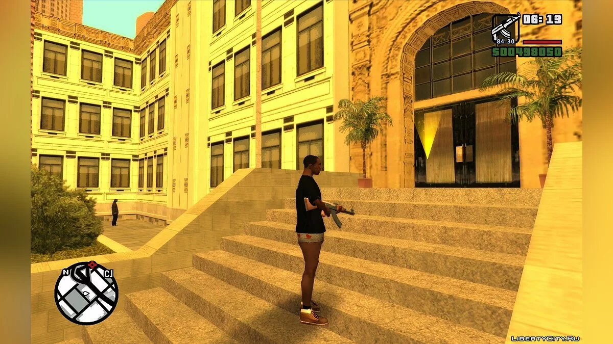 Забрать оружие с больницы или отделения полиции, под залог / GTA San Andreas