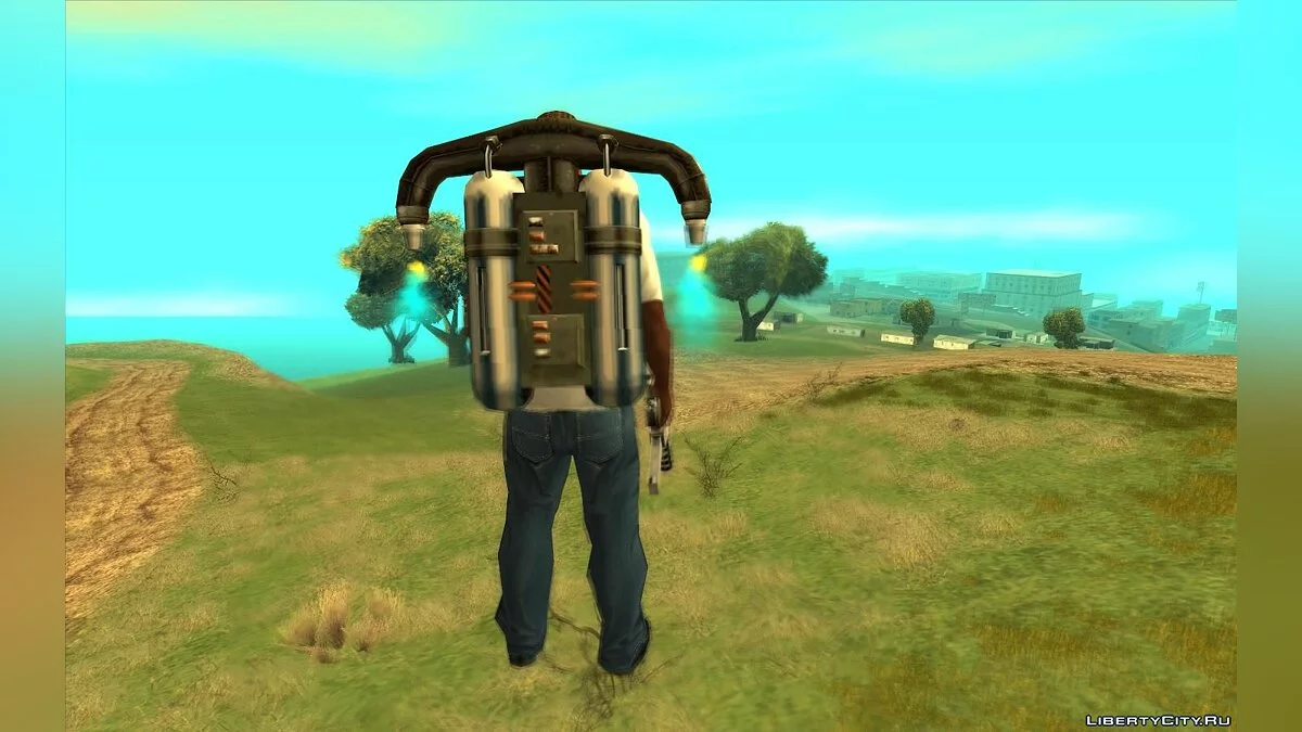 Улучшенное управление для реактивного ранца (Джетпака) / GTA San Andreas
