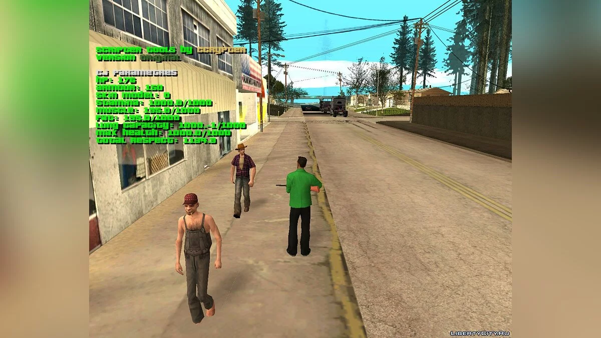 Outils de script - affichage de toutes les informations directement à l'écran / GTA San Andreas