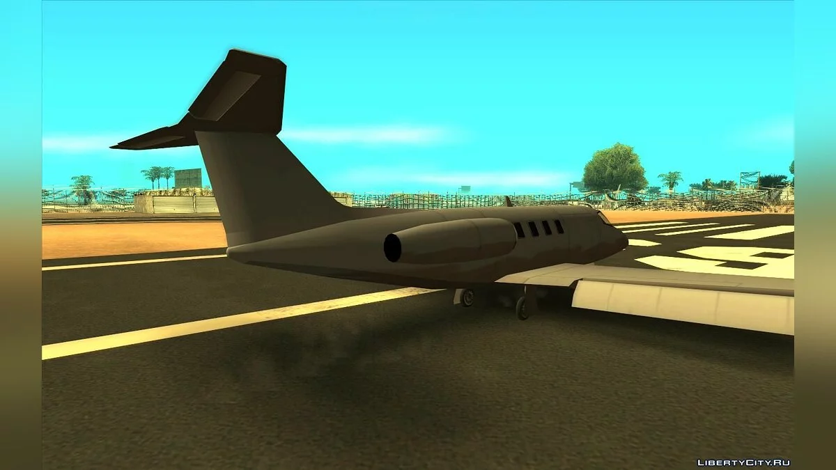 Flugzeugreifen-Rutsch - Rauch und Geräusch beim Landen v1.1 / GTA San Andreas