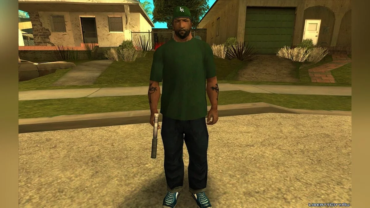 Charskin Mod - mengenakan pakaian dan wajah karakter / GTA San Andreas