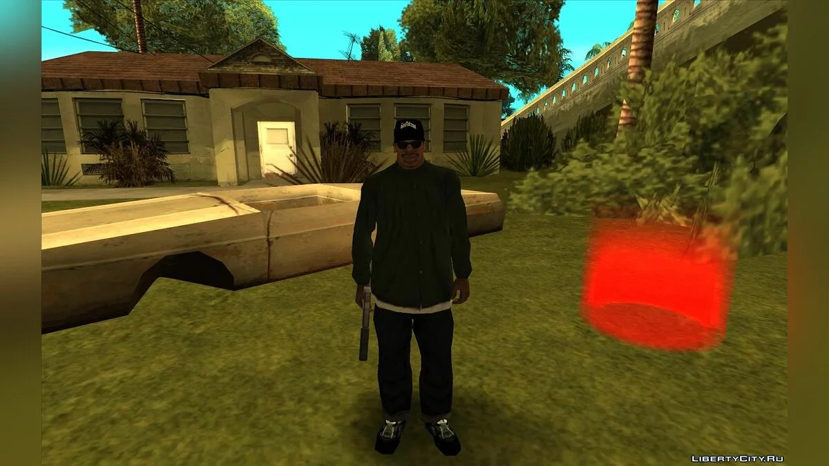 Charskin Mod - mengenakan pakaian dan wajah karakter / GTA San Andreas