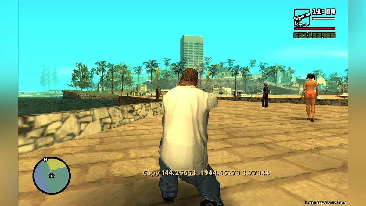 Clipboard Teleport - Телепорт с помощью буфера обмена / GTA San Andreas