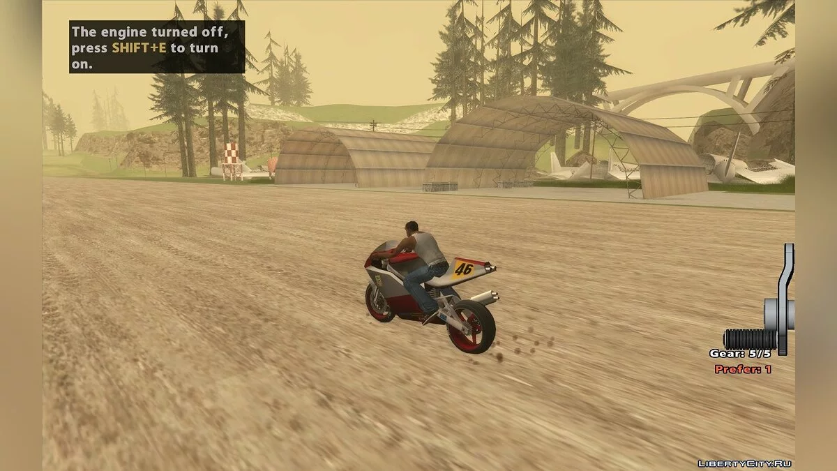 Switch gears with the mouse v0.4 / GTA San Andreas
