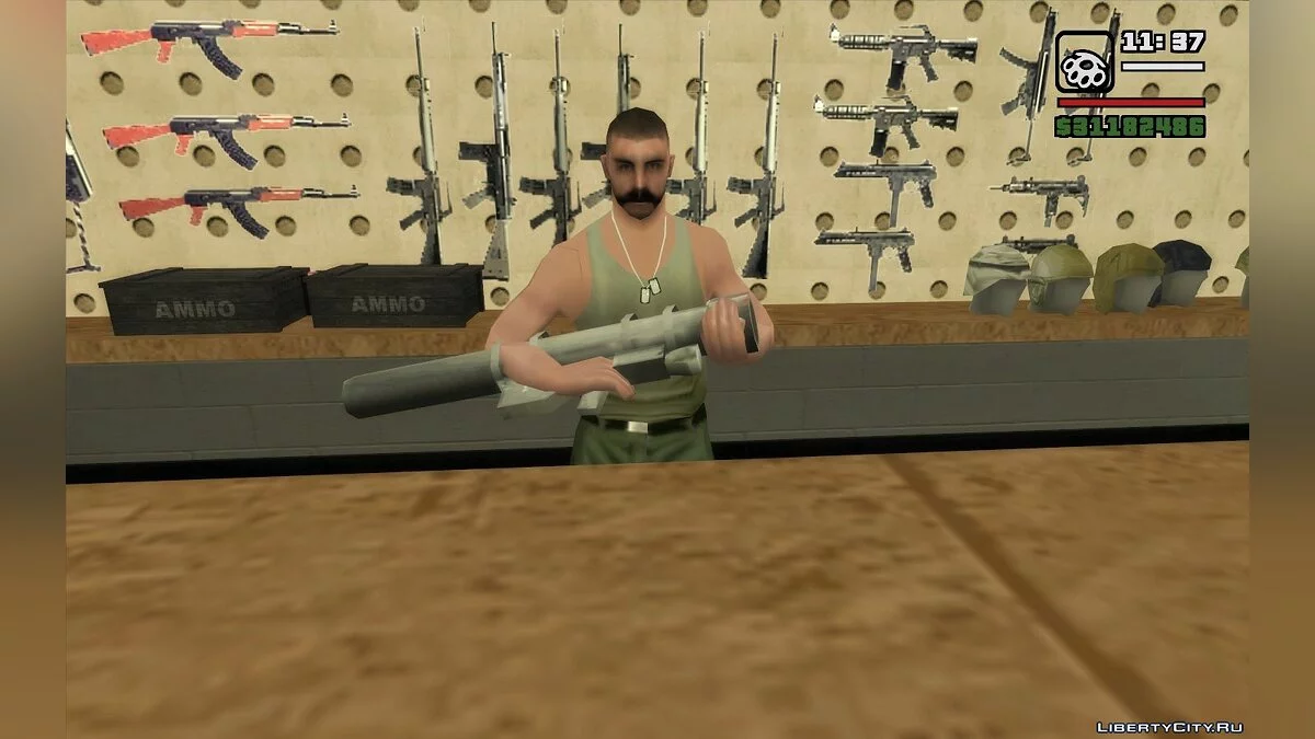 Больше оружия в Ammu-Nation v3.4 / GTA San Andreas