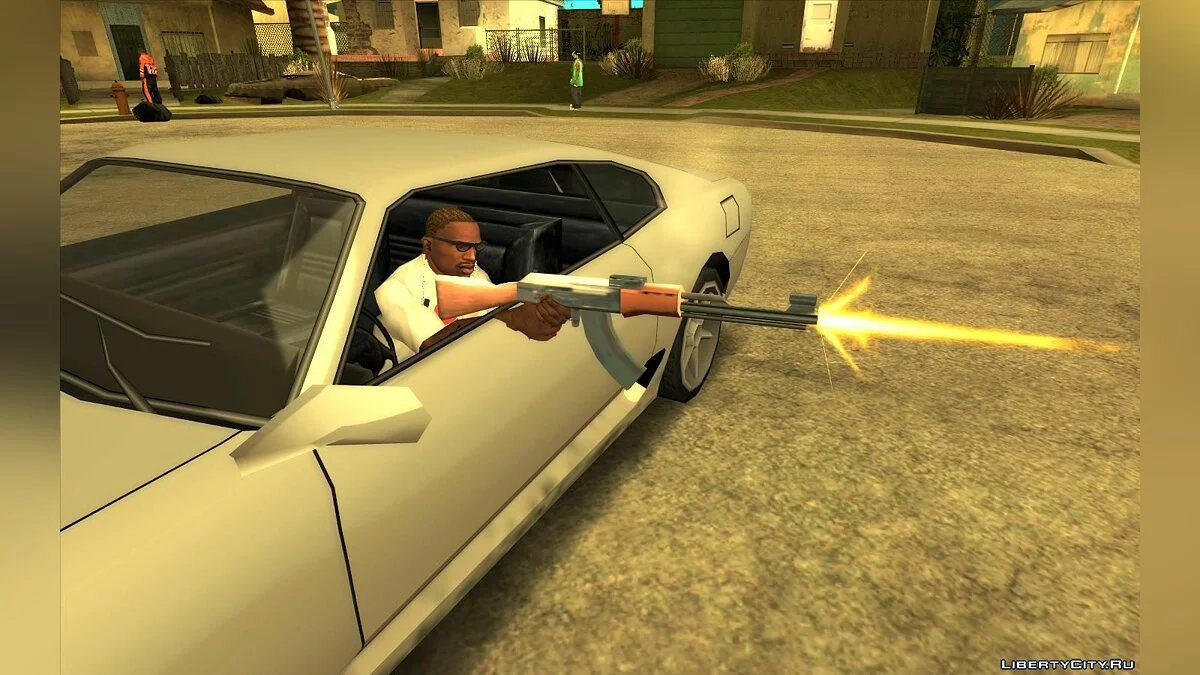 Use Weapons While Driving (Remake) / GTA San Andreas