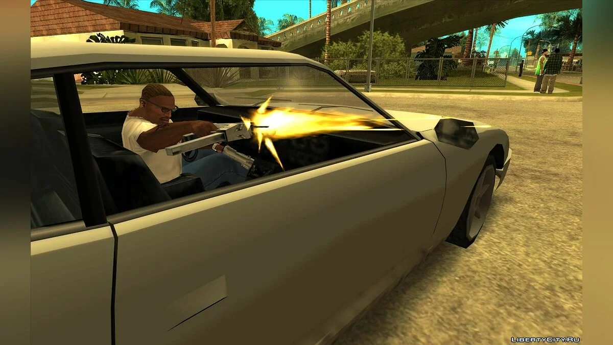Use Weapons While Driving (Remake) / GTA San Andreas