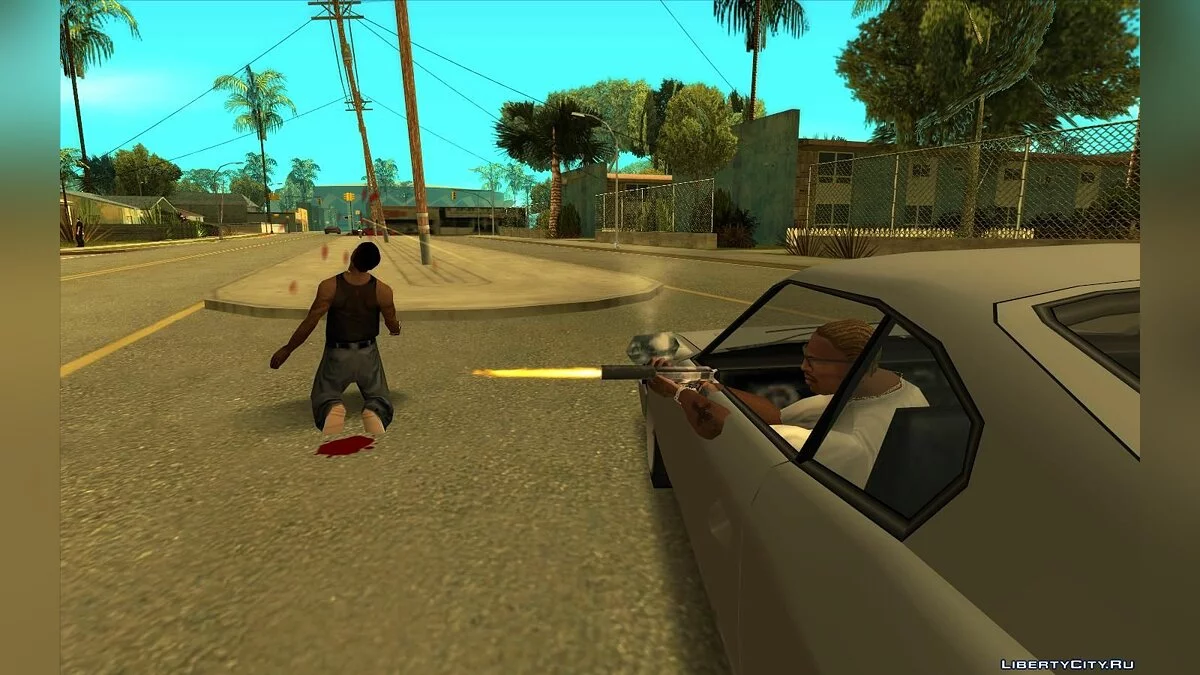 Use Weapons While Driving (Remake) / GTA San Andreas
