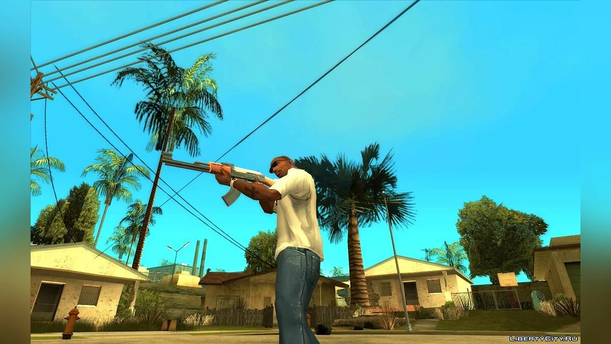 Girar a câmera ao mirar / GTA San Andreas