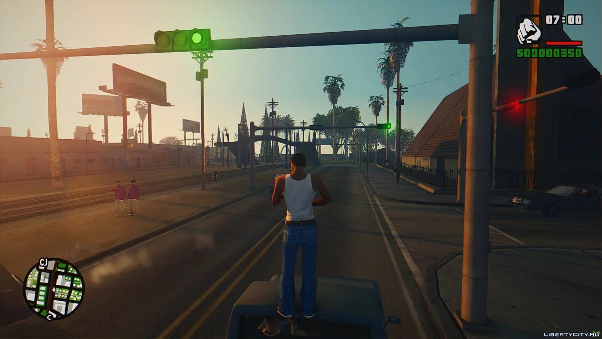 Режим турелі в будь-якому транспорті / GTA San Andreas