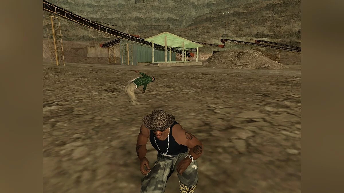 Tiroteio Grove Street e Ballas no cânion / GTA San Andreas