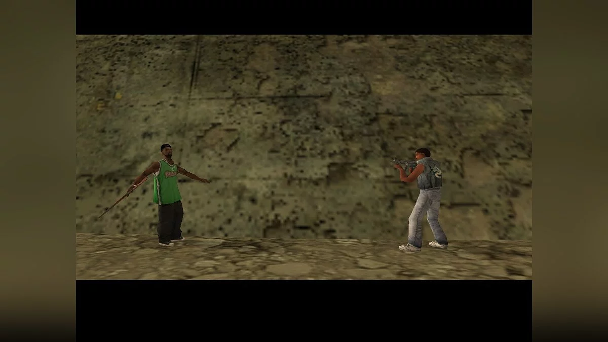 Tiroteio Grove Street e Ballas no cânion / GTA San Andreas