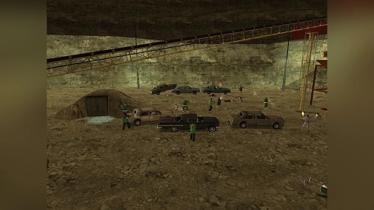 Tiroteio Grove Street e Ballas no cânion / GTA San Andreas