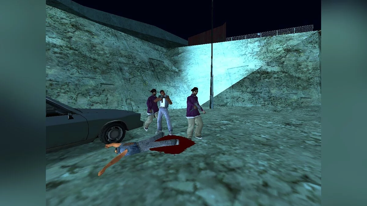 Tiroteio Grove Street e Ballas no cânion / GTA San Andreas