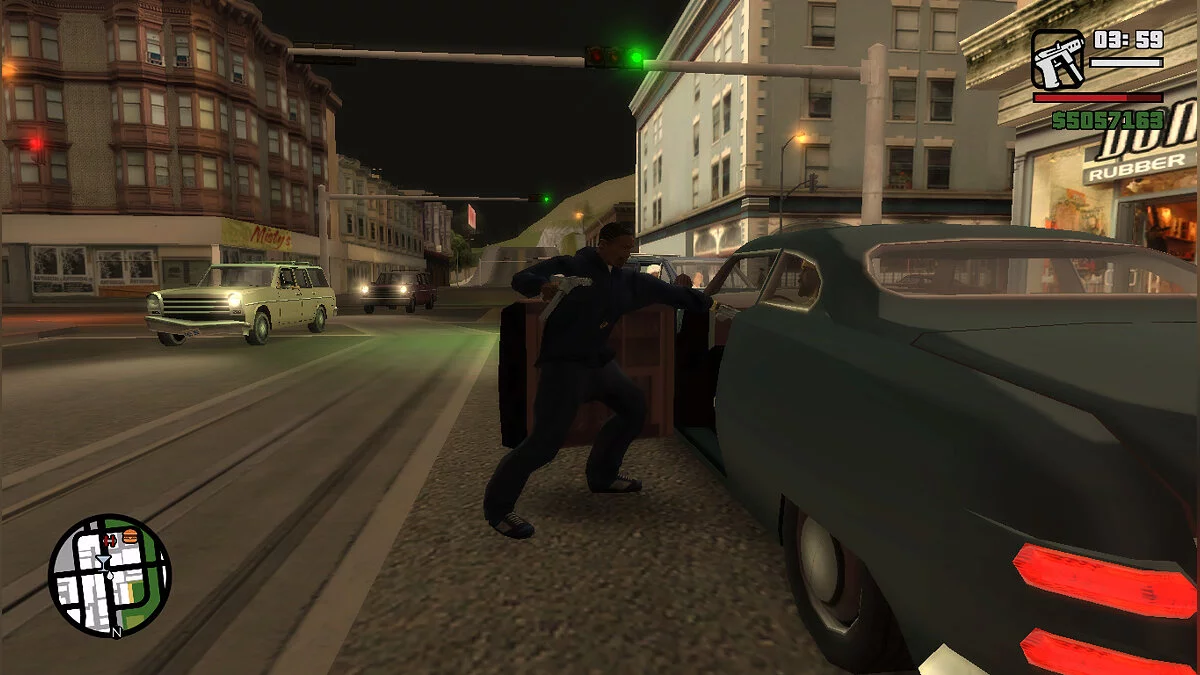 Roubo de carro, como em GTA 4 / GTA San Andreas