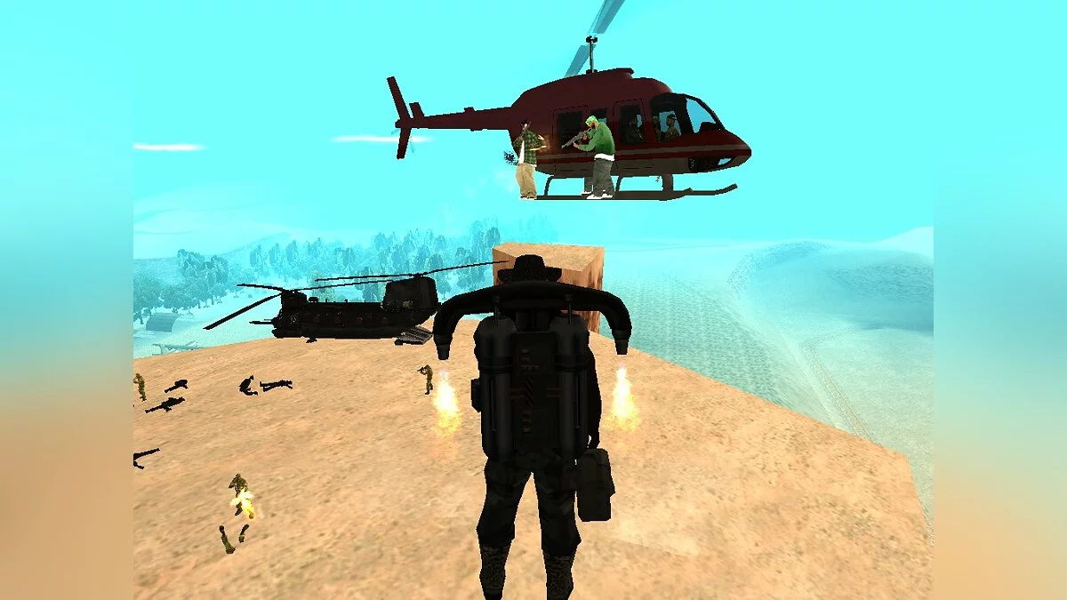 War of the Ballas and the US military forces / GTA San Andreas
