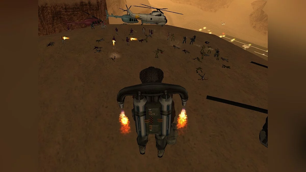 War of the Ballas and the US military forces / GTA San Andreas