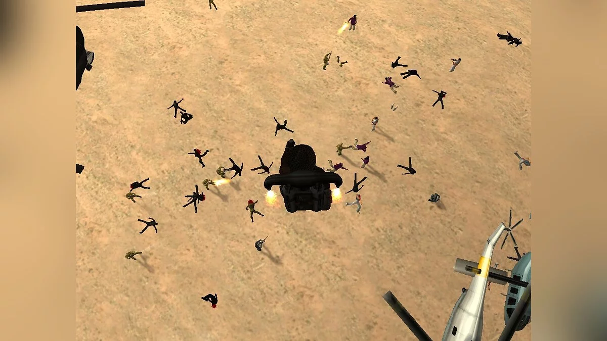 War of the Ballas and the US military forces / GTA San Andreas