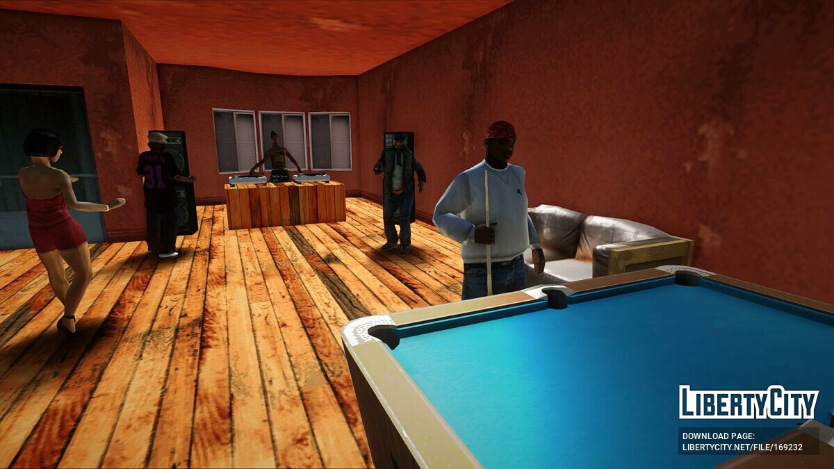 Скачать House Party Mod V20 для Gta San Andreas 