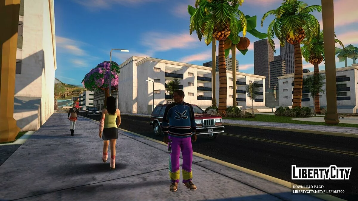 CJ tourne la tête (Regarde les voitures et les gens) / GTA San Andreas