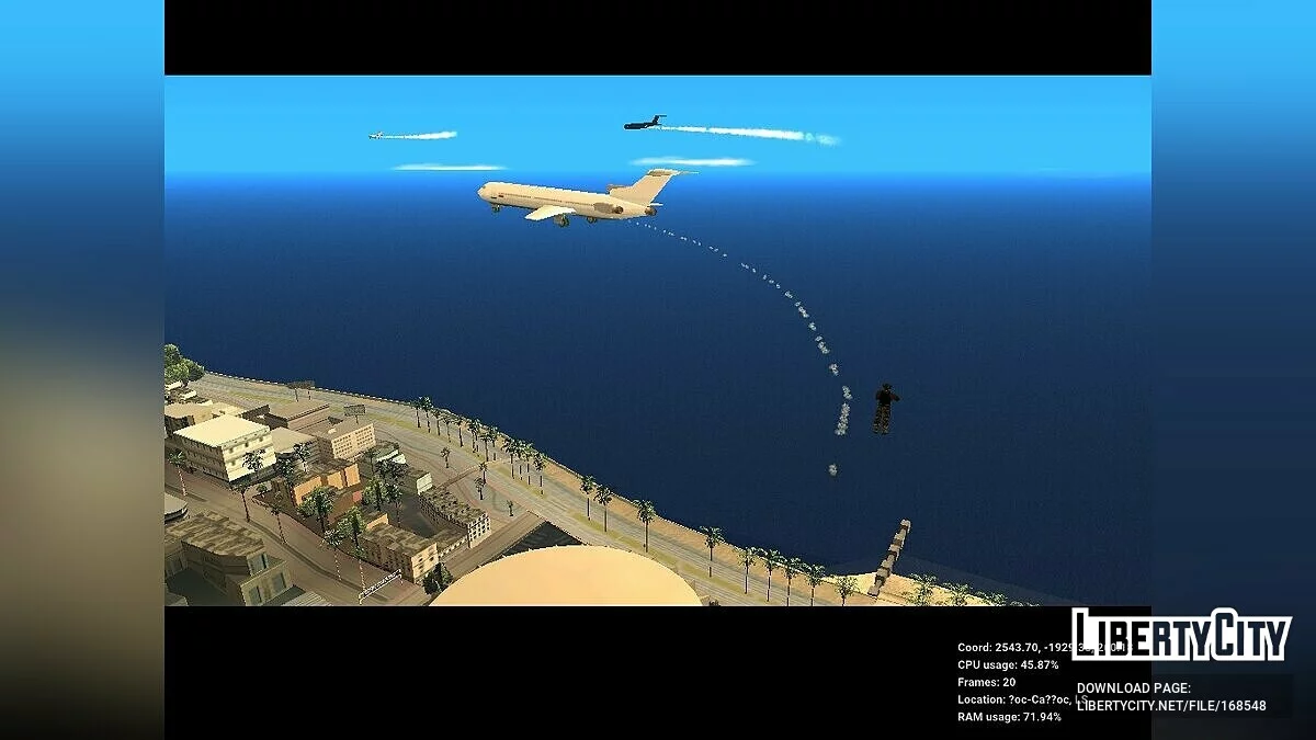 Avião voador como em GTA 3 ou GTA VC / GTA San Andreas